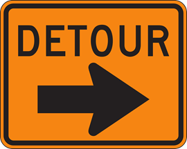 Detour Sign