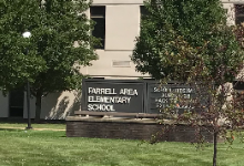 Farrell Area Elementary School front