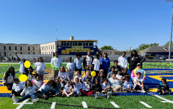 Farrell Area School District students and staff participating in Special Games